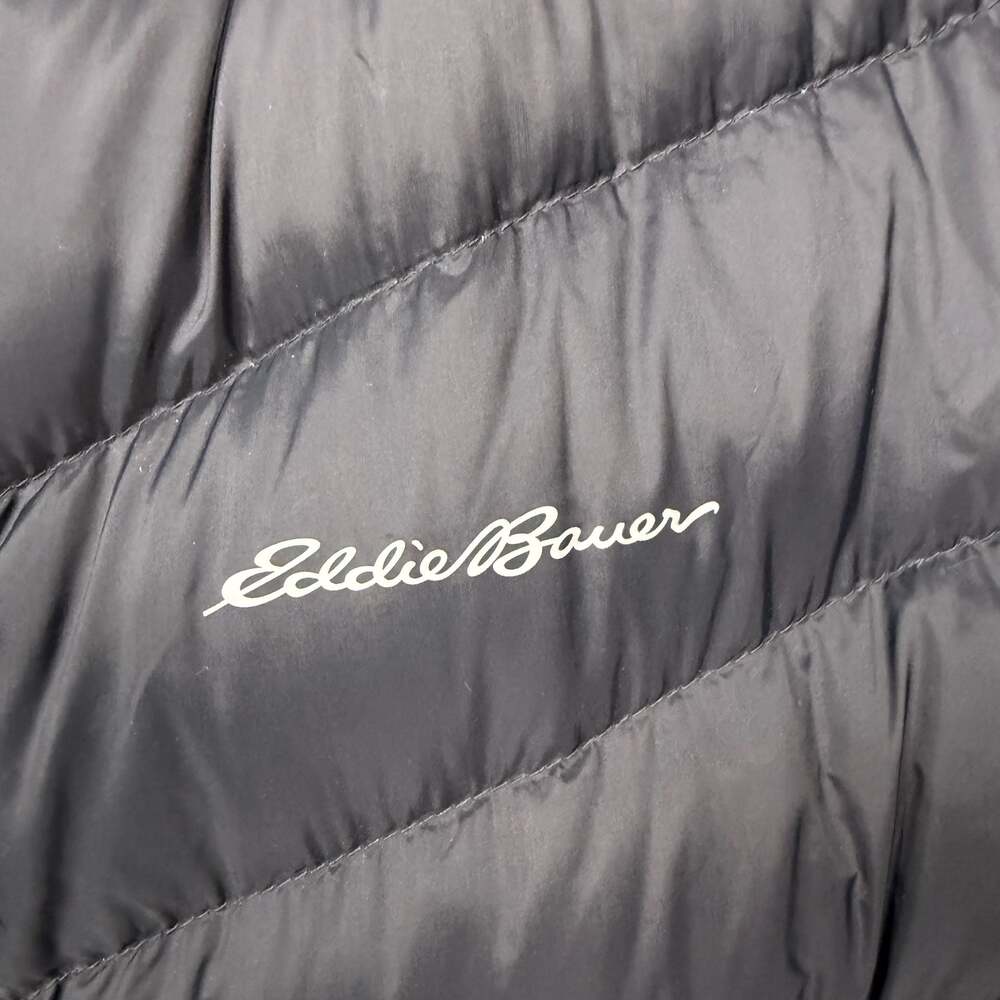 Eddie Bauer EB650 Down Hooded Puffer Jacket Black XXL - Picture 4 of 7